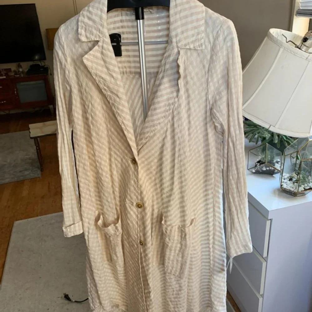Free People Lets Just Cruise Raw-Edge Jacket
